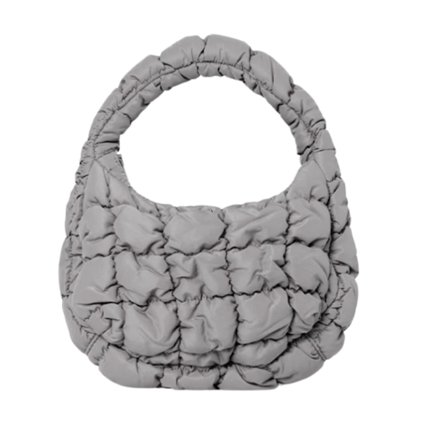 COS Quilted Micro Bag Grey