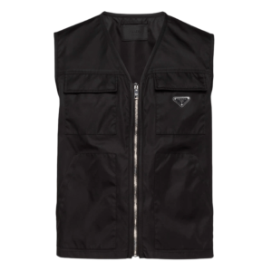 Prada Re-Nylon Vest B lack