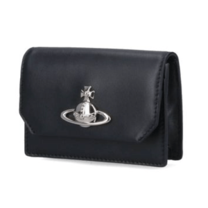 ORB Logo Leather Flap Card Wallet