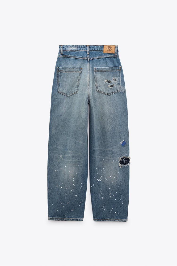 Ader Error x Zara Patchwork Jeans Blue