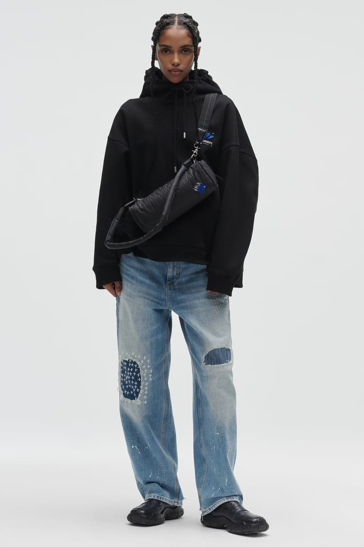 Ader Error x Zara Patchwork Jeans Blue