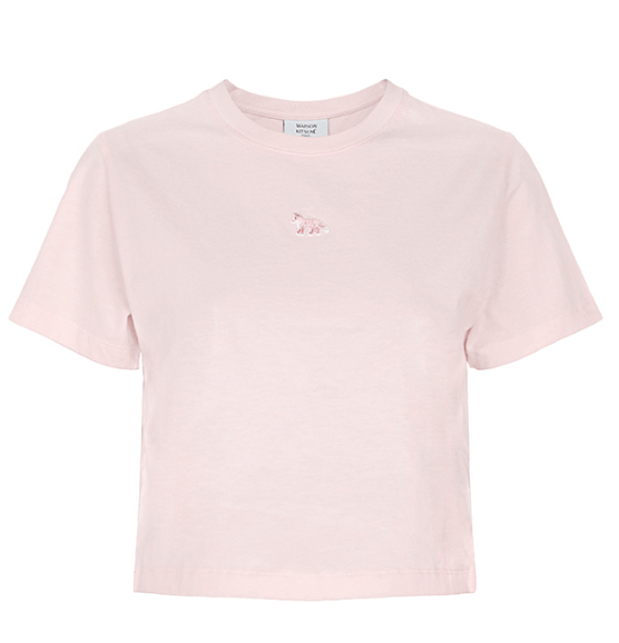 25SS Rosewater Baby Fox T-shirt  - pink 