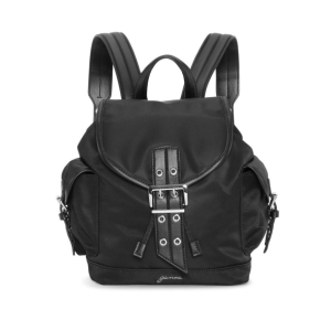Double Buckle Nylon Small Backpack