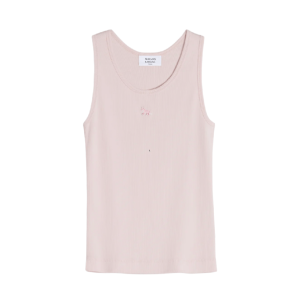 BABY FOX PATCH RIBBED TANK TOP - PINK