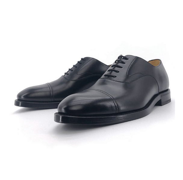 STRAIGHT TIP OXFORD SHOES BLACK
