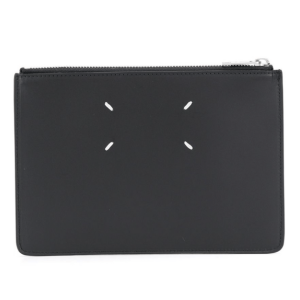 ZIPPED MINI POUCH BLACK