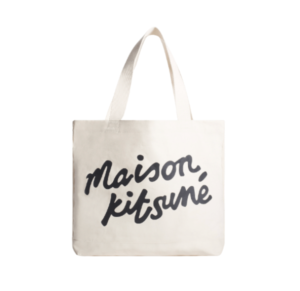   MAISON KITSUNE HANDWRITING TOTE