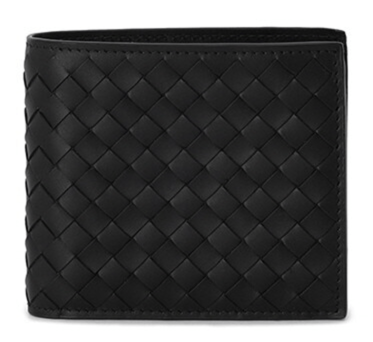 Bottega Veneta Intrecciato Leather Wallet Black
