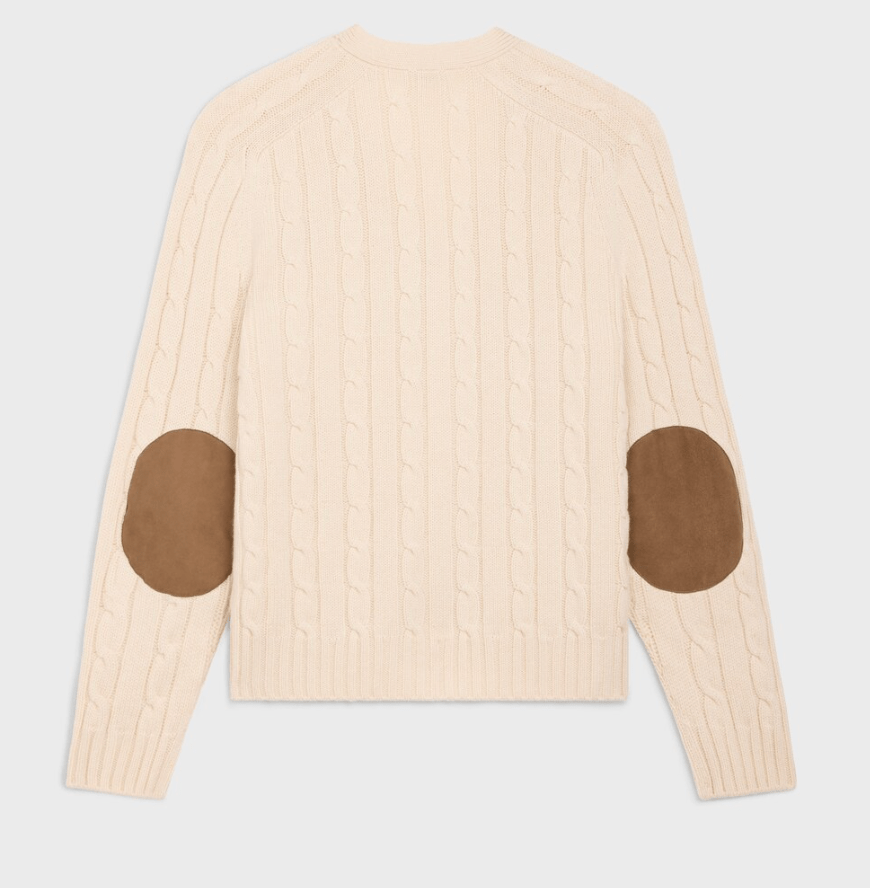 Cable Knit Triomphe Cardigan - Cashmere