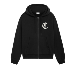 CELINE ZIP HOODIE - COTTON FLEECE
