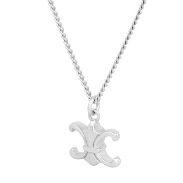 TRIOMPHE DE LYS NECKLACE IN STERLING SILVER