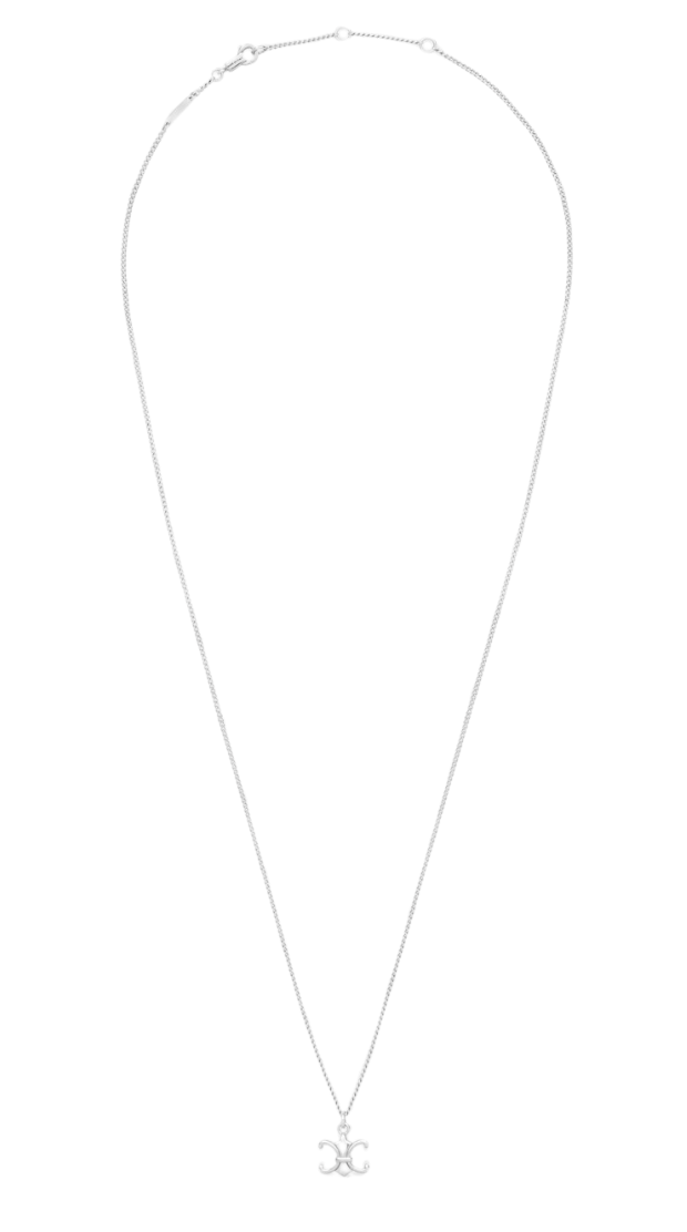 TRIOMPHE DE LYS NECKLACE IN STERLING SILVER