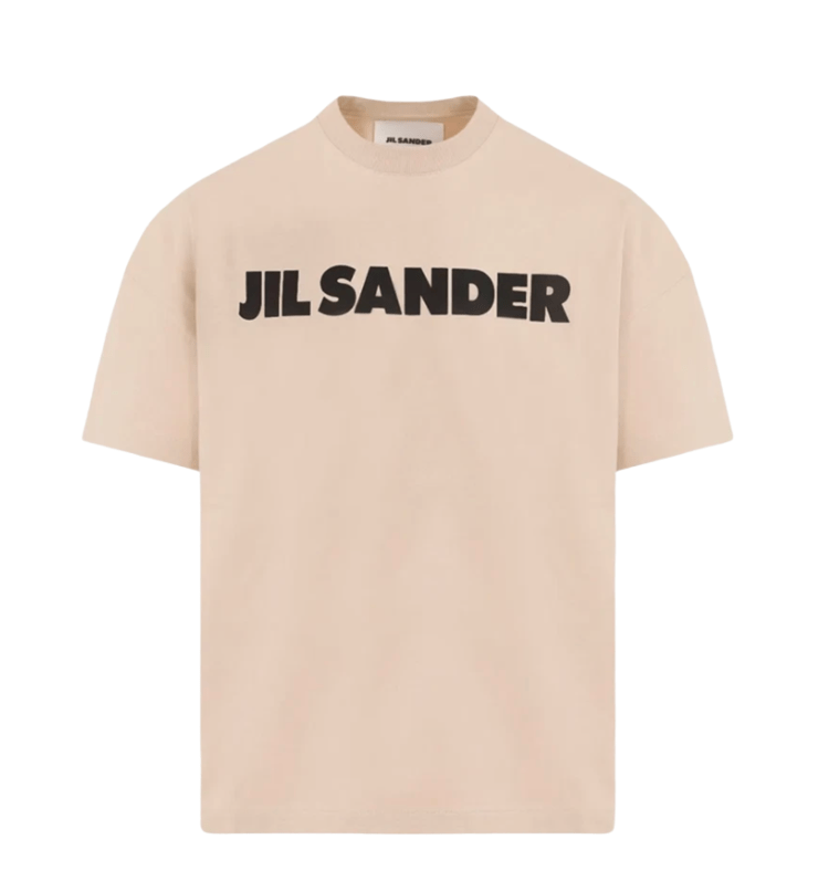 Jil Sander Logo T-Shirt Dark Sand