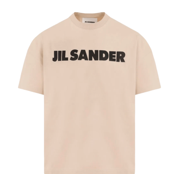 Jil Sander Logo T-Shirt Dark Sand