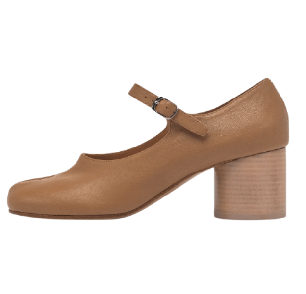 Tabi Mary Jane Heel - Hazelnut Brown