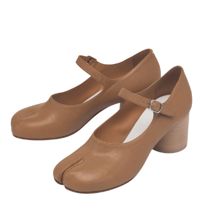 Tabi Mary Jane Heel - Hazelnut Brown