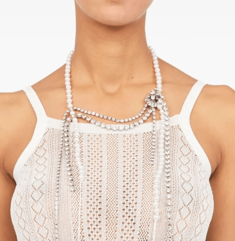 MM6 Maison Margiela White Necklace