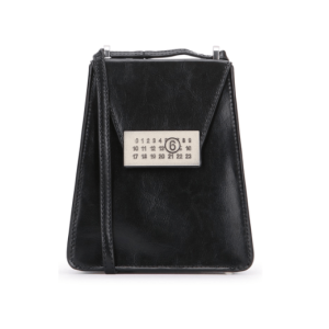 MM6 Maison Margiela Black Shoulder Bag - BLACK 