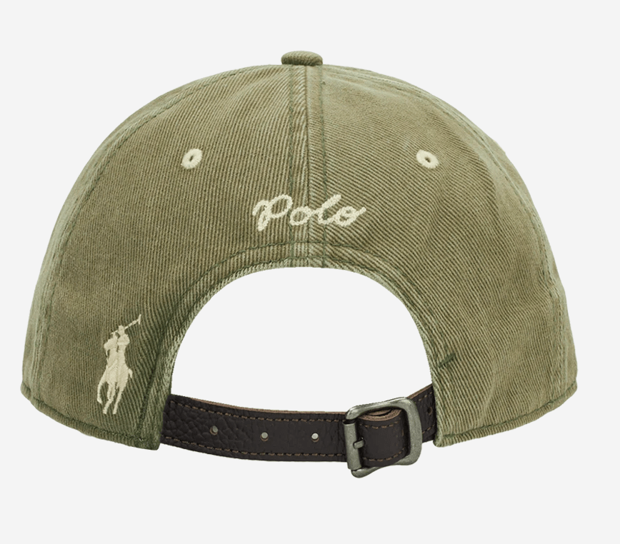 Polo Ralph Lauren Wash Twill Ball Cap Basic Olive 