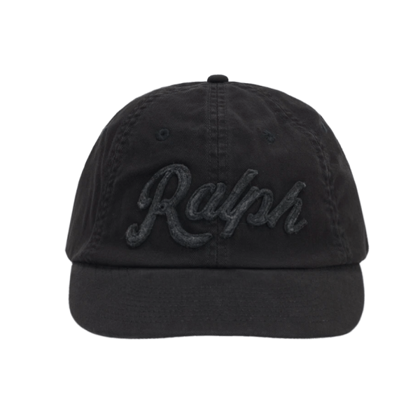 Polo Ralph Lauren Herringbone Ball Cap Black 