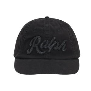 Polo Ralph Lauren Herringbone Ball Cap Black 