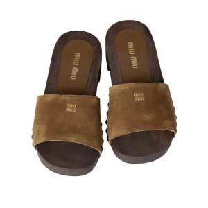 Fade Suede Clog Slides