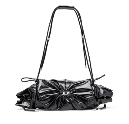SCRUNCH D LOGO SHOULDER M BAG