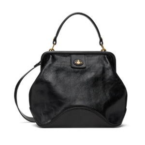 Vivienne Westwood Black Abbey Frame Bag