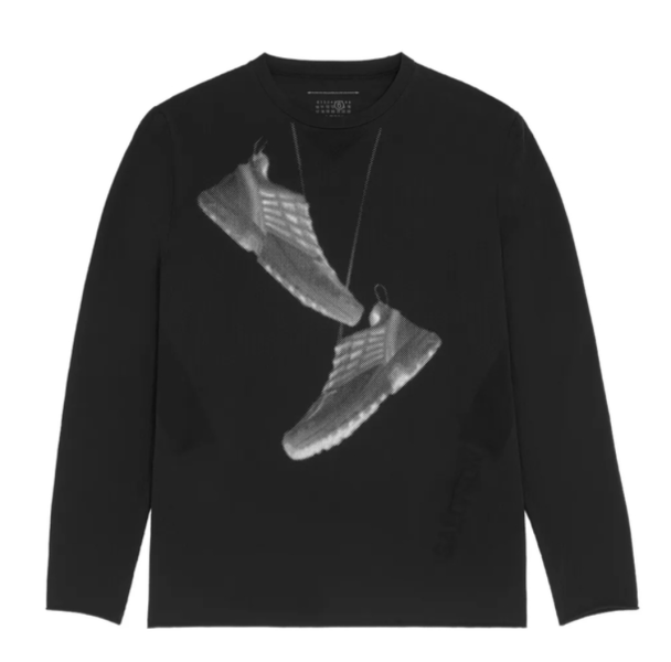 MM6 Maison Margiela Black Long Sleeve Top