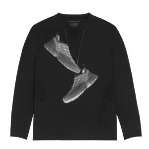 MM6 Maison Margiela Black Long Sleeve Top