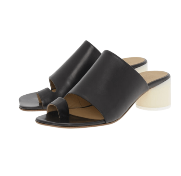 Maison Margiela Black Sandals Heel