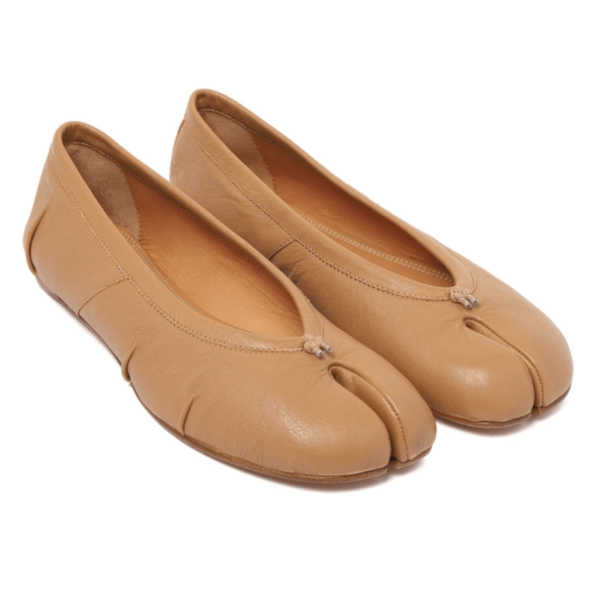 Maison Margiela Beige Flat Shoes