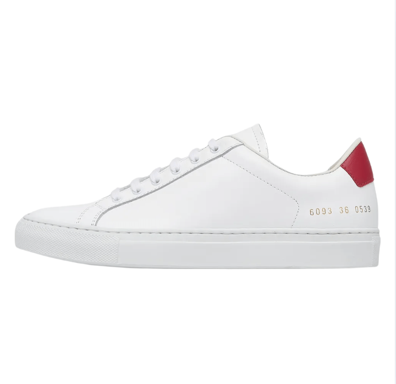 Retro Sneakers - White Red