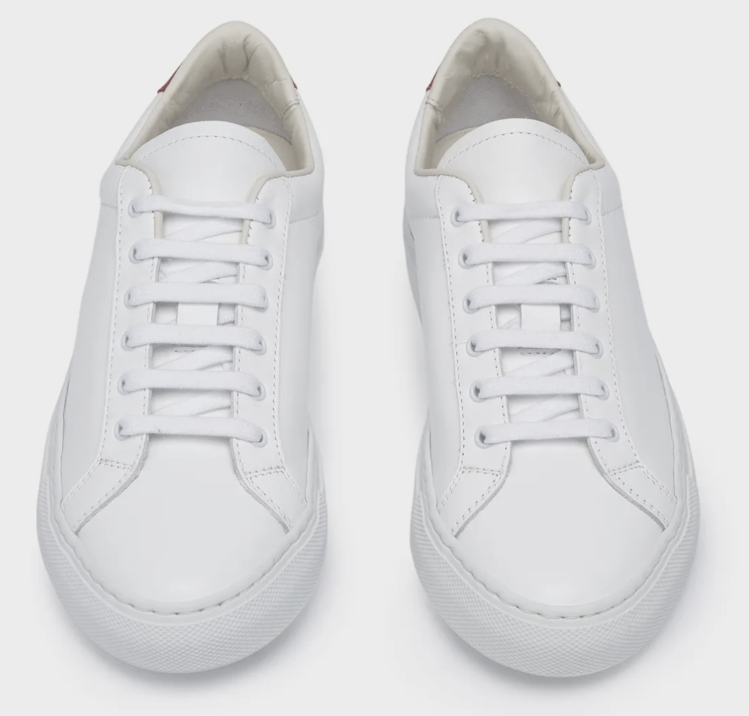 Retro Sneakers - White Red