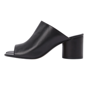 Tabi heel mules in Black