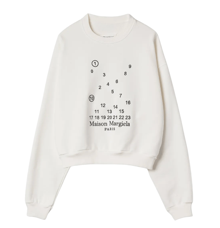 White logo sweatshir