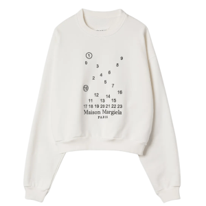 White logo sweatshir