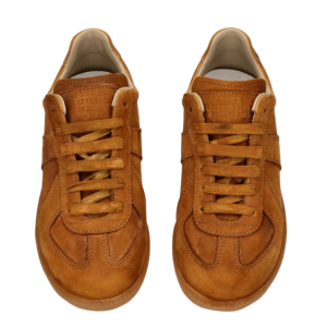 Sneakers with Visible Stitching