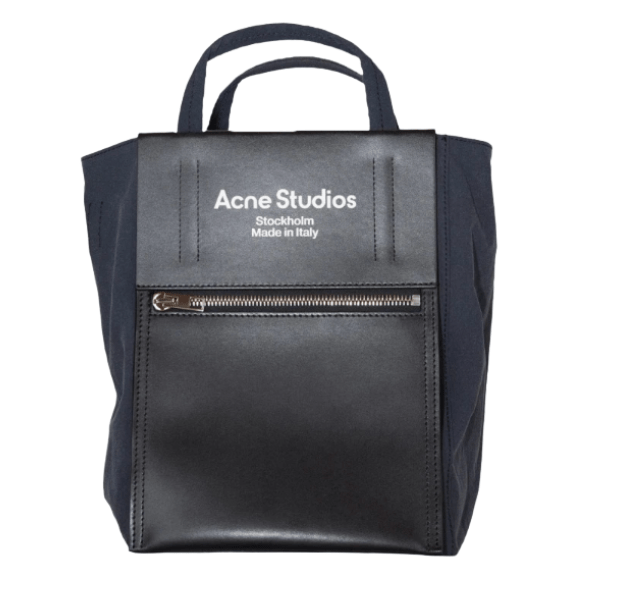 Acne Studios Baker Out Mini Tote Bag Black