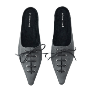 PUY lace-up mule heel