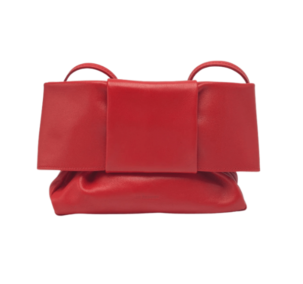 Bow Ribbon Shoulder Bag - Candy Red 