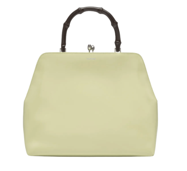 Goji Frame Square Bamboo Tote Bag - Light Green