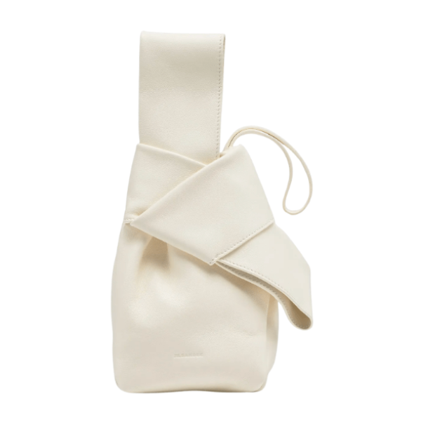 Bow Pouch Bag - Off White 