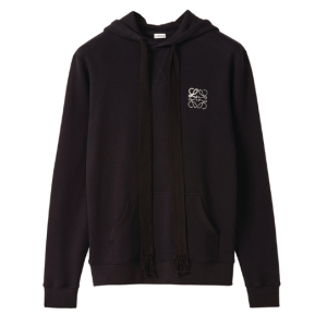 Loewe Chest Anagram Hoodie Black
