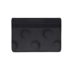 MOON AIRBRUSHED LEATHER CARD HOLDER