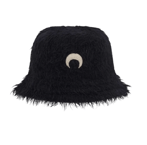  WILD PUFFY KNIT BUCKET HAT 