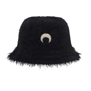  WILD PUFFY KNIT BUCKET HAT 