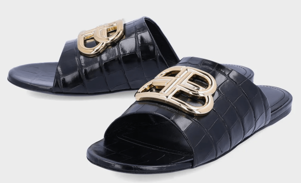Oval BB Slide - Black Gold 