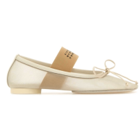 MM6 Maison Margiela White Flat Shoes