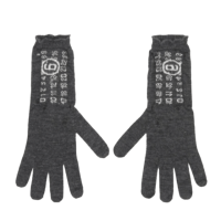 MM6 Maison Margiela Grey Wool Gloves